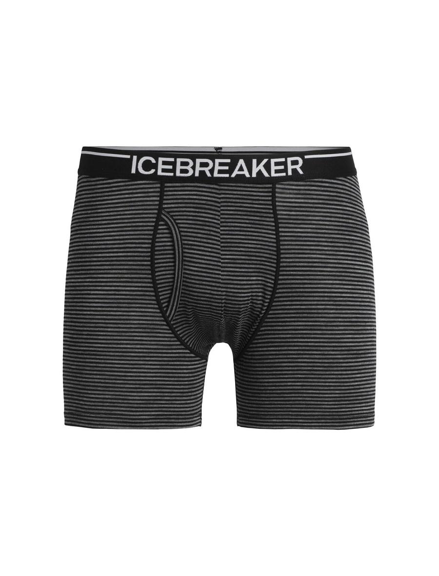 Icebreaker Merino Anatomica Boxers With Fly Miesten Alusvaatteet Harmaat | FI 1306PJJQ